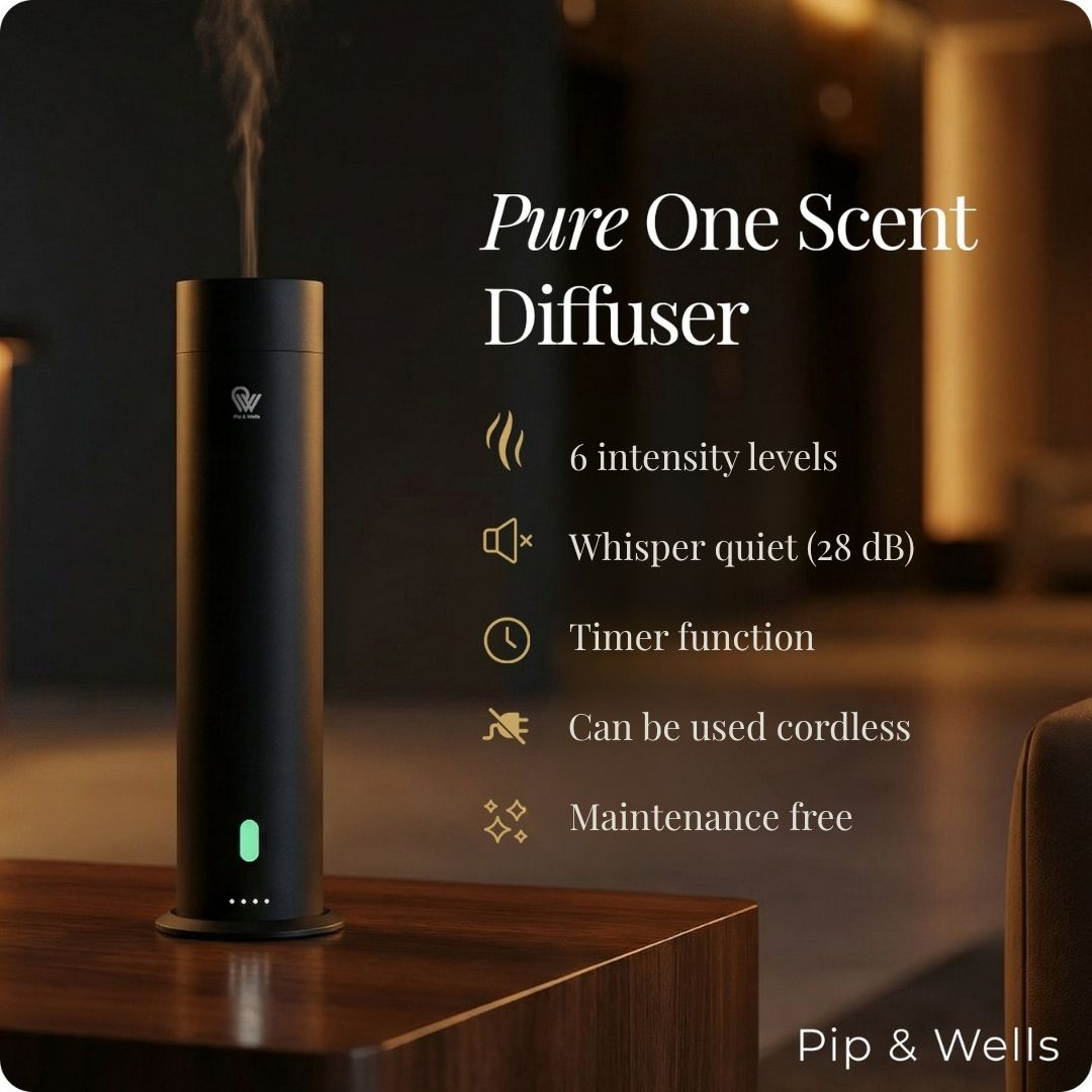 Pure One scent diffuser with key features
