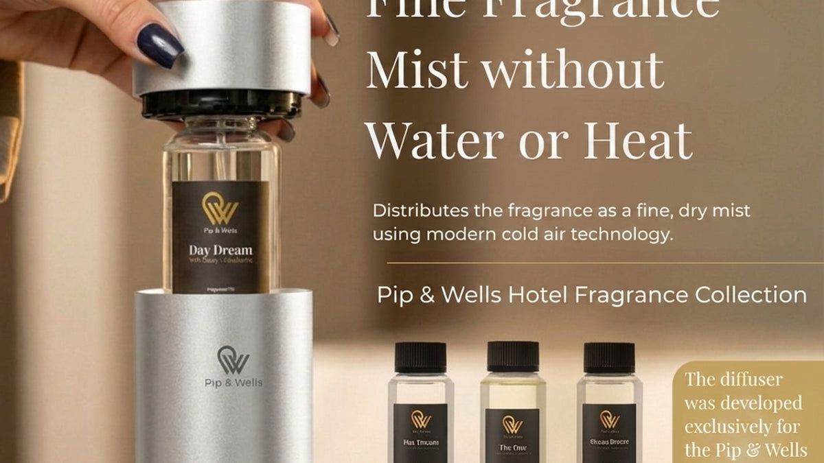 Pip & Wells diffuser and fragrance collection for scent layering