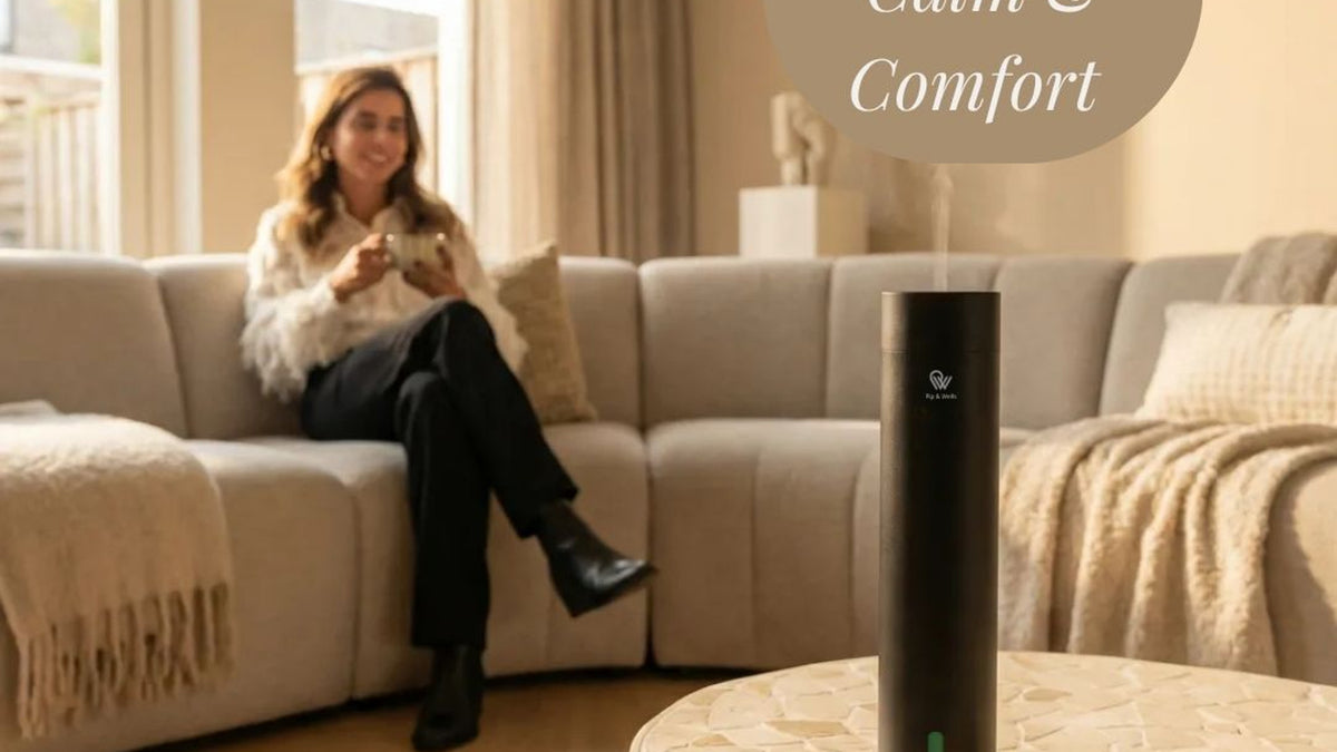 Calm evening interior with a Pure One diffuser