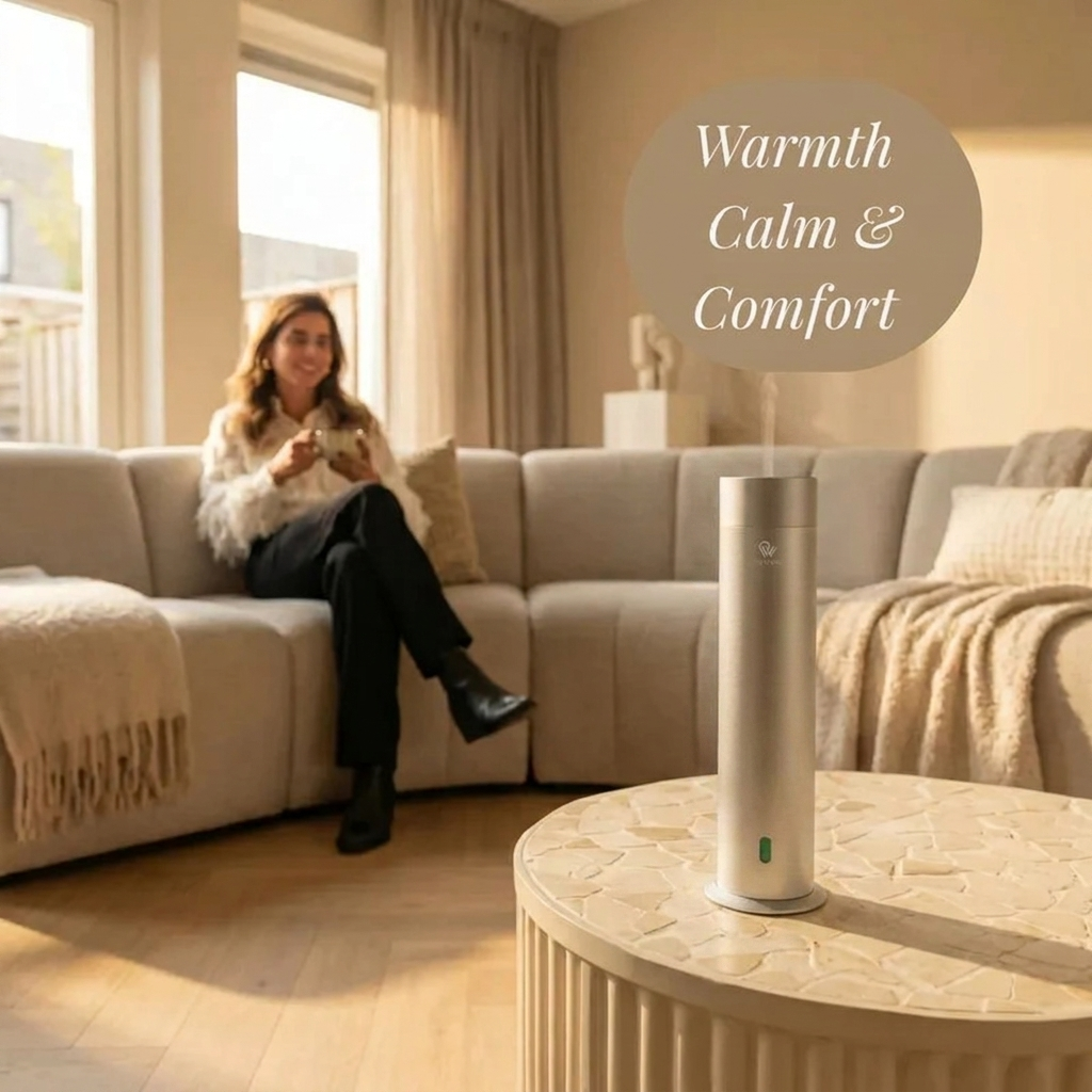 Pure One Waterless Aroma Diffuser – Matte Silver